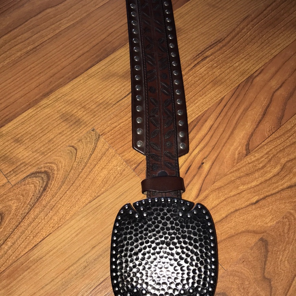 Genuine leather belt, size XL - Picture 3 of 6